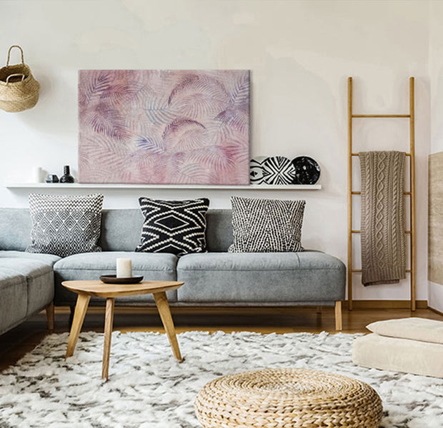 Botanical Canvas Wall Art - Pink Nature