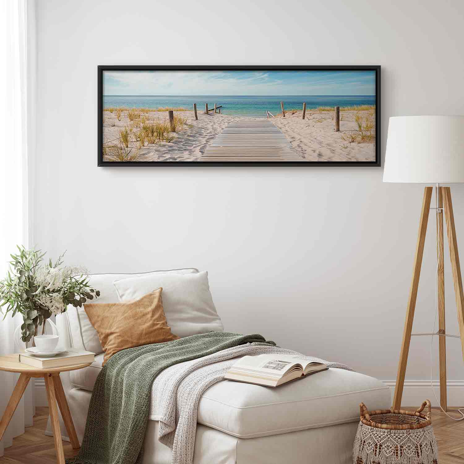 Floating Framed Canvas Art - The Silence of the Sea