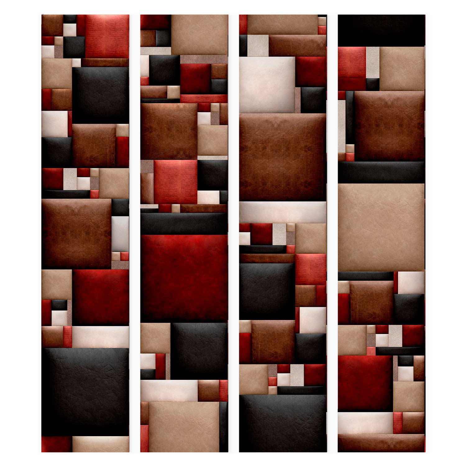 Repeating Wallpaper Roll - Leather Puzzle