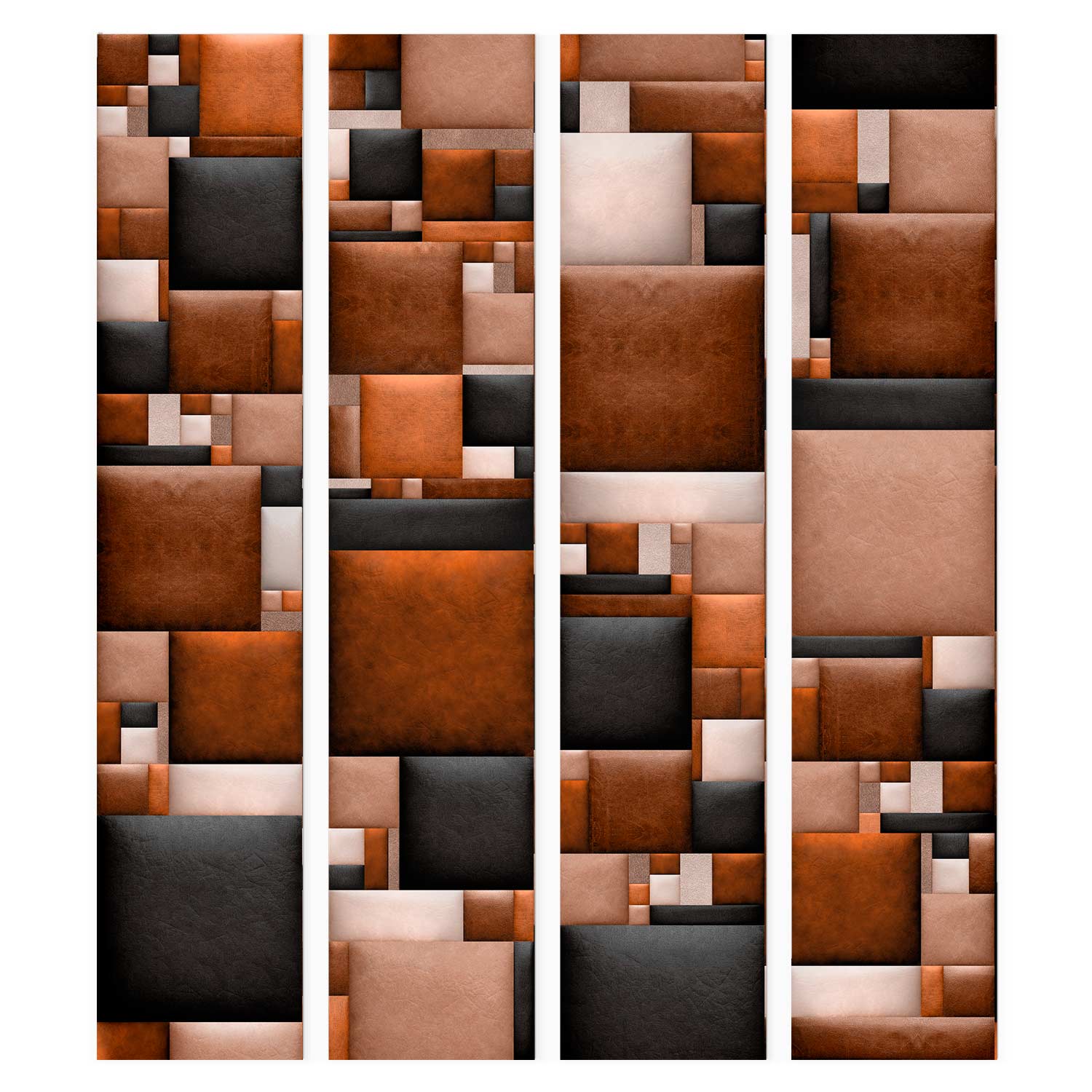 Repeating Wallpaper Roll - Leather Blocks
