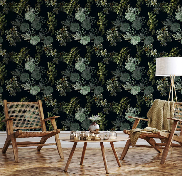 Repeating Wallpaper Roll - Herbal Scent