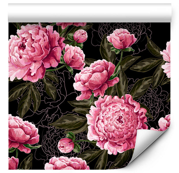 Repeating Wallpaper Roll - Sumptuous Flowers