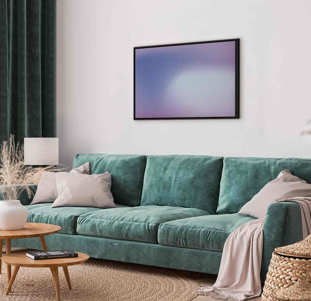 Floating Framed Canvas Art - Heather Mist