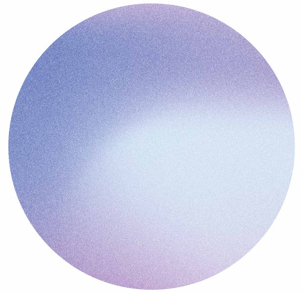 Round Wall Mural - Heather Mist – Delicate Gradient Consisting Of Many Shades Of Purple