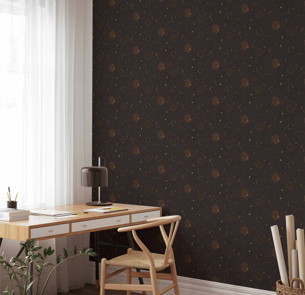 Repeating Wallpaper Roll - Night Sky