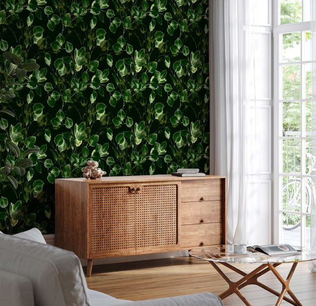 Repeating Wallpaper Roll - Greenery Decoration