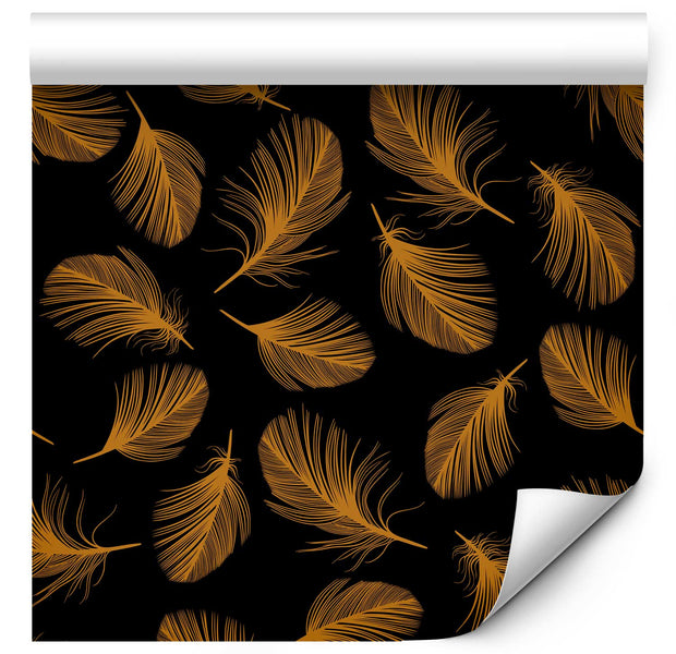 Repeating Wallpaper Roll - Golden Scatter