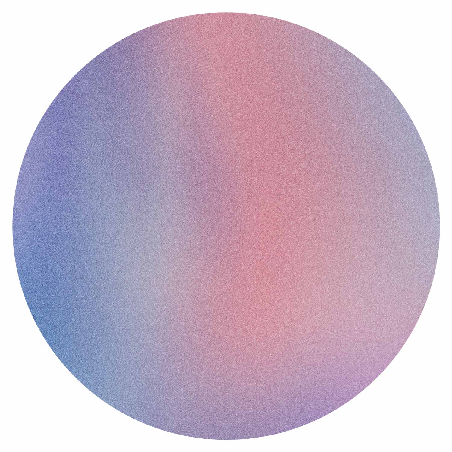 Round Wall Mural - Rainbow Gradient - A Delicate Multicoloured Gradient Reminiscent Of Mist