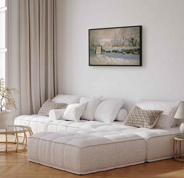 Floating Framed Canvas Art - The Ducal Palace Venice - Claude Monet