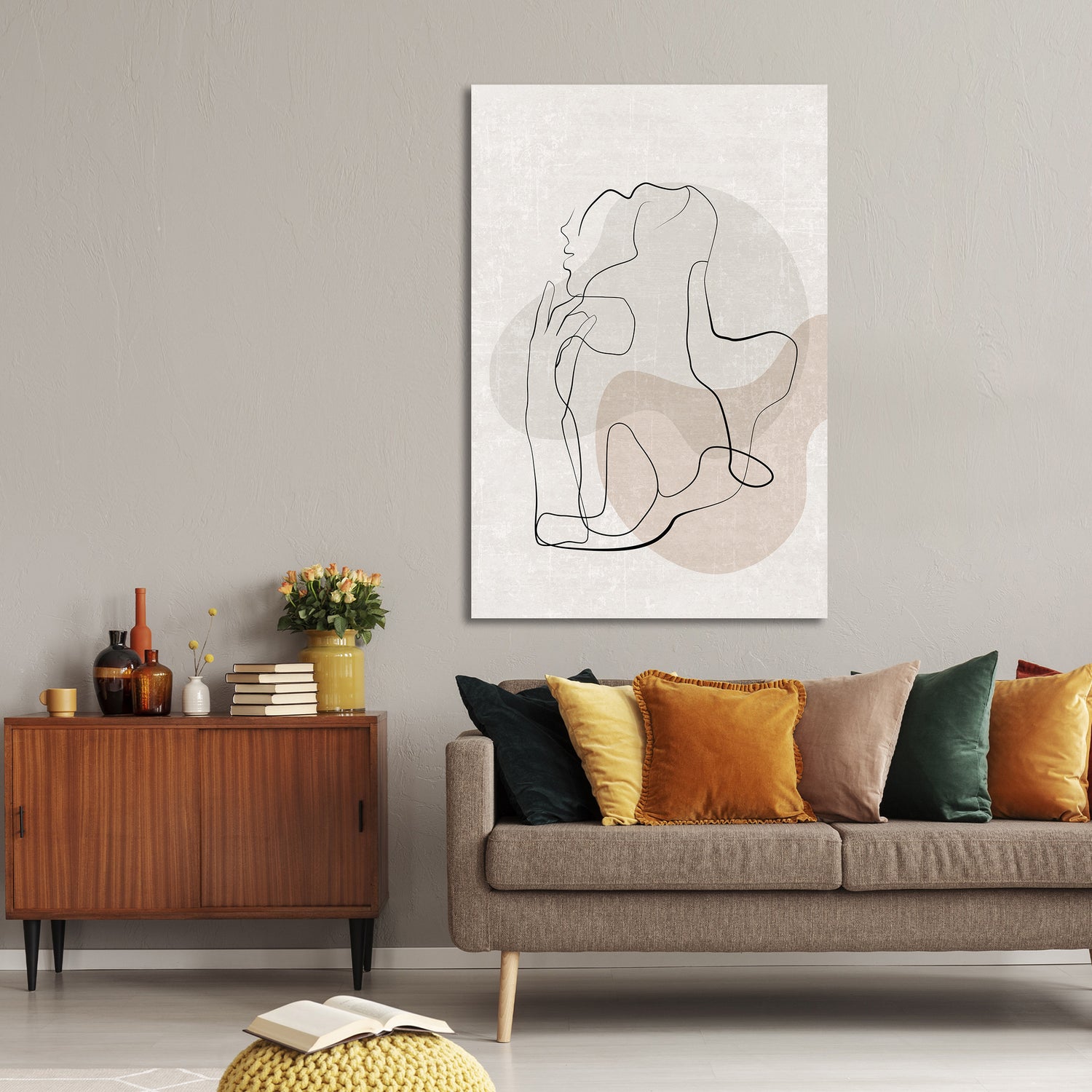 Abstract Canvas Wall Art - French Chic