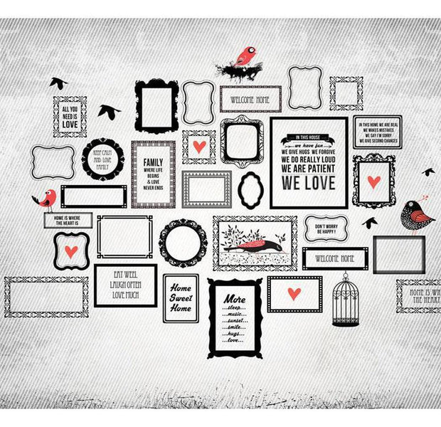 Family Wallpaper Wall Mural - Gallery Wall