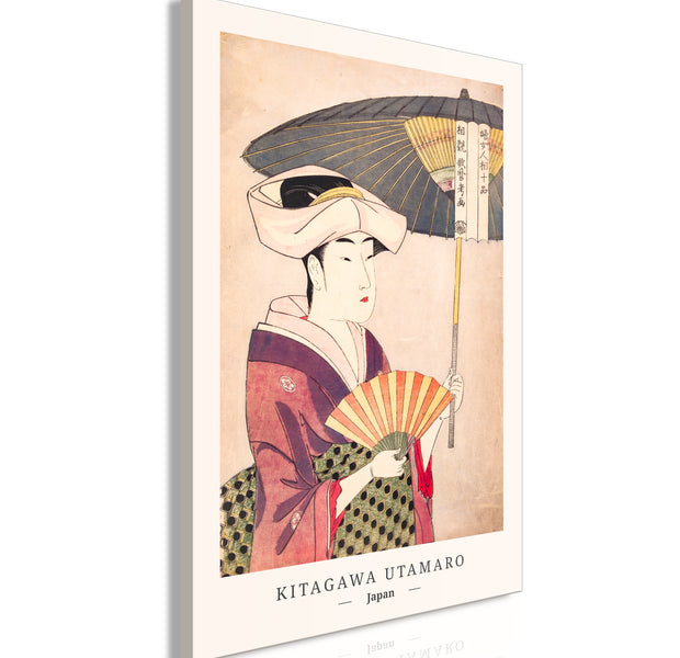 Vintage Canvas Wall Art - Kitagawa Utamaro