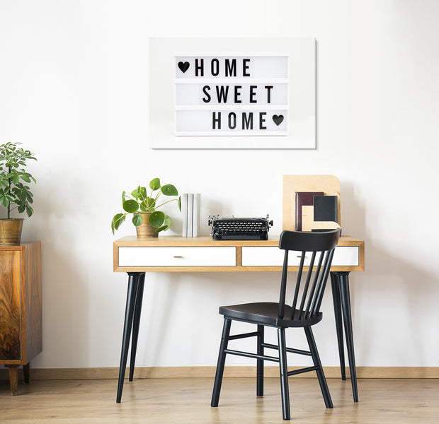 Modern Canvas Wall Art - Cinema Light Box