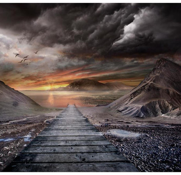 Fiction Wallpaper Wall Mural - Deserted Land