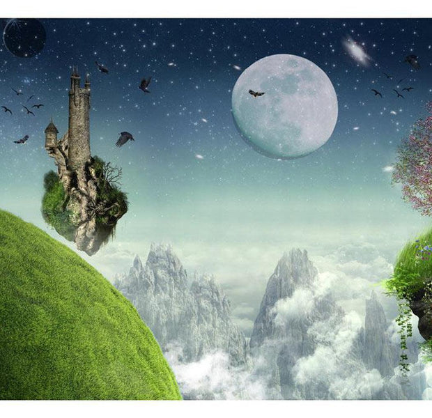 Fiction Wallpaper Wall Mural - Flight Over The Mountains