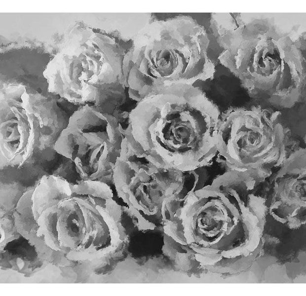 Floral Wallpaper Wall Mural - A Dozen Roses