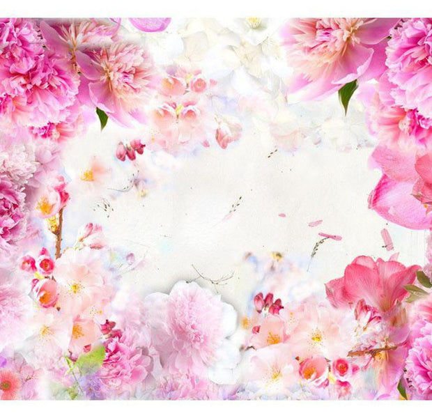 Floral Wallpaper Wall Mural - Blooming June