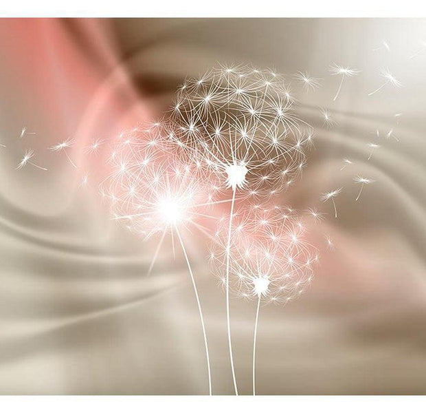 Floral Wallpaper Wall Mural - Modern Dandelion