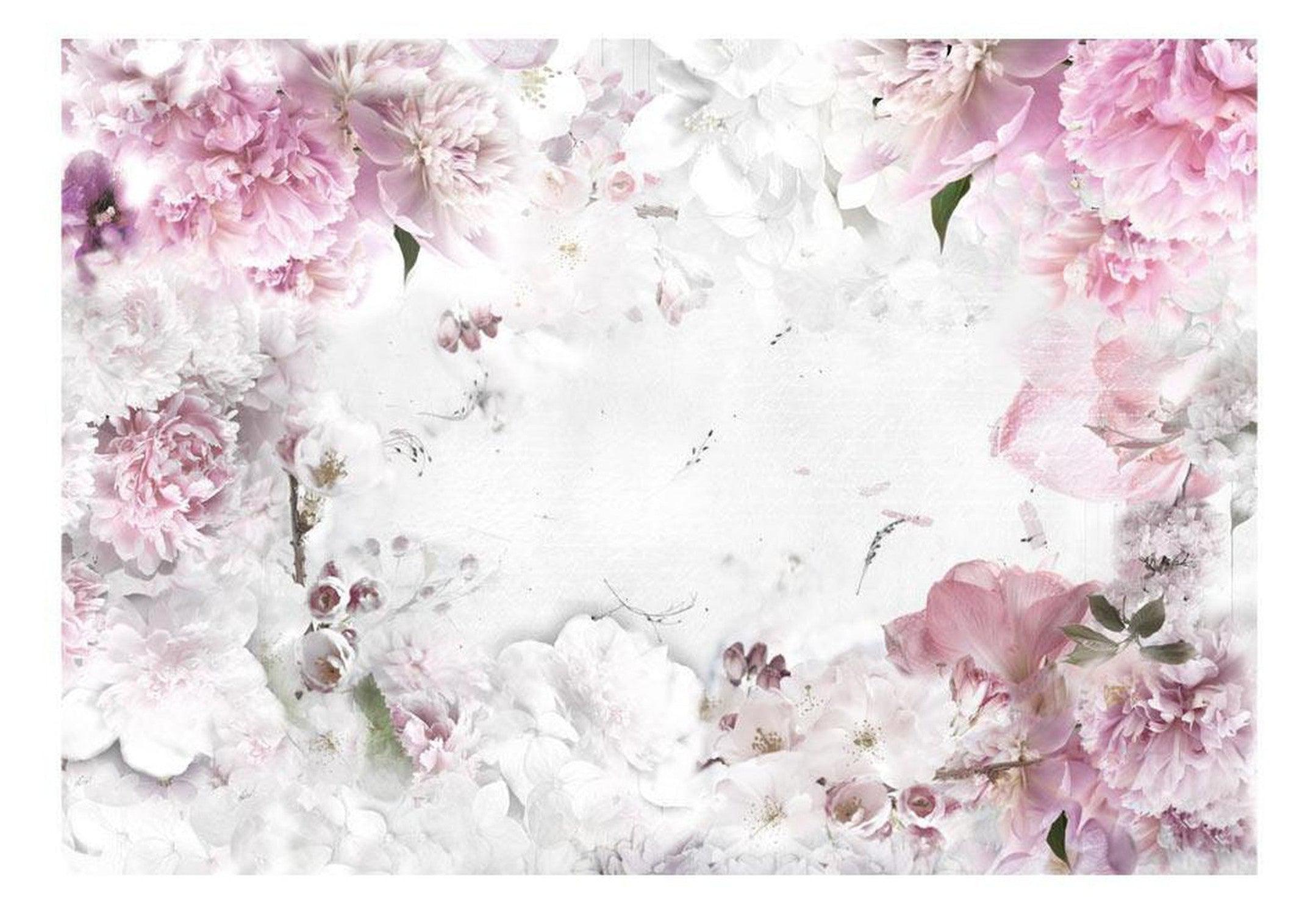 Floral Wallpaper Wall Mural - Dancing Peonies