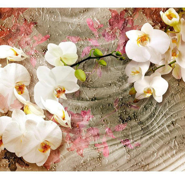 Floral Wallpaper Wall Mural - Desert Orchid