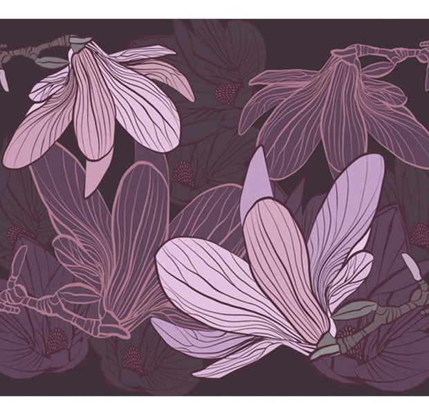 Floral Wallpaper Wall Mural - Dreamy Flowers