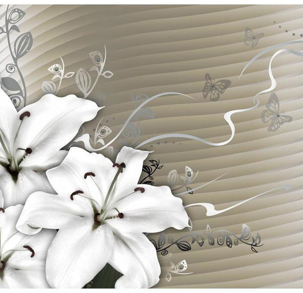 Floral Wallpaper Wall Mural - Euphoria