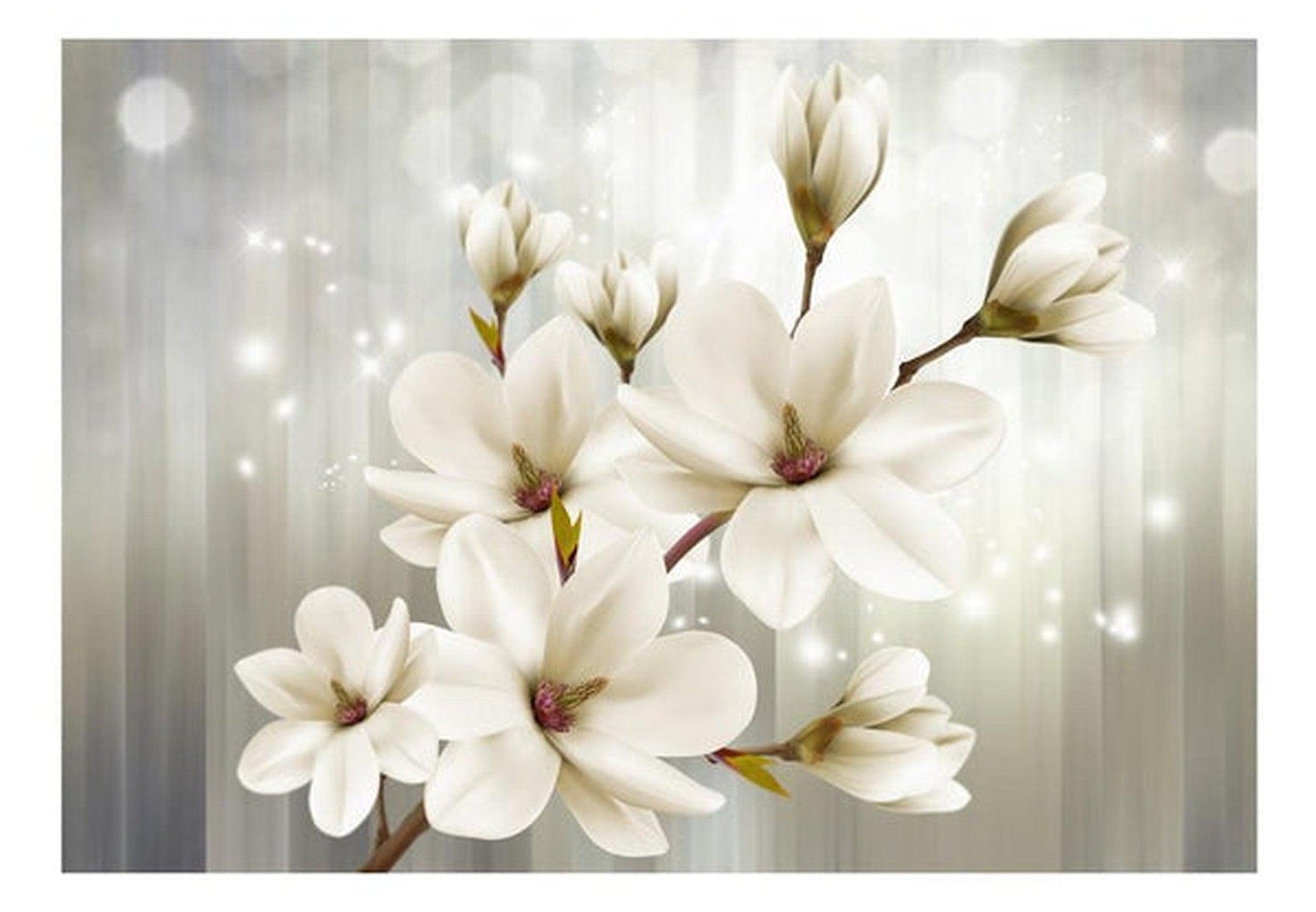 Floral Wallpaper Wall Mural - Dreamy Magnolias