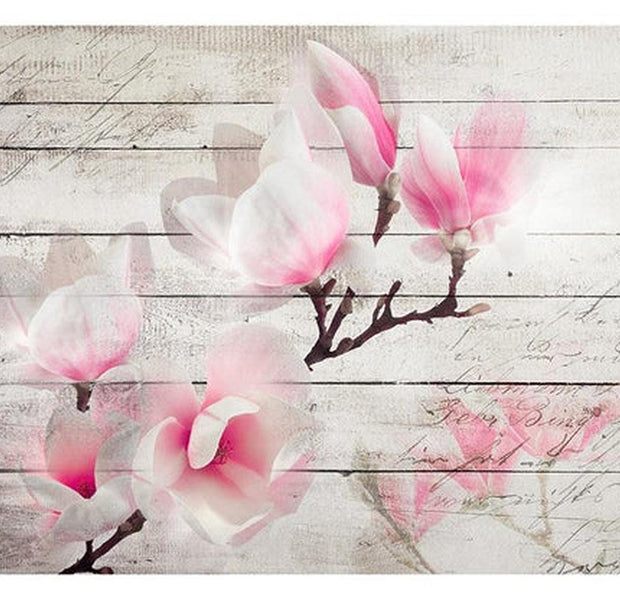Floral Wallpaper Wall Mural - Gentleness Of The Magnolia