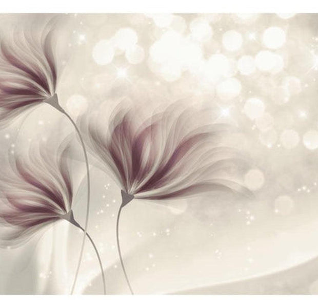 Floral Wallpaper Wall Mural - Luminous Morning