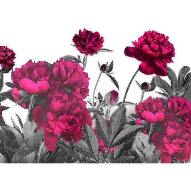 Floral Wallpaper Wall Mural - Lush Meadow