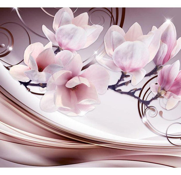 Floral Wallpaper Wall Mural - Meet The Magnolias