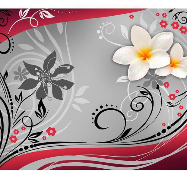 Floral Wallpaper Wall Mural - Morning Muse