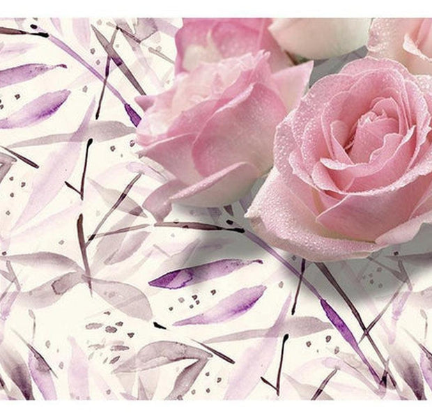 Floral Wallpaper Wall Mural - Name Day Wishes