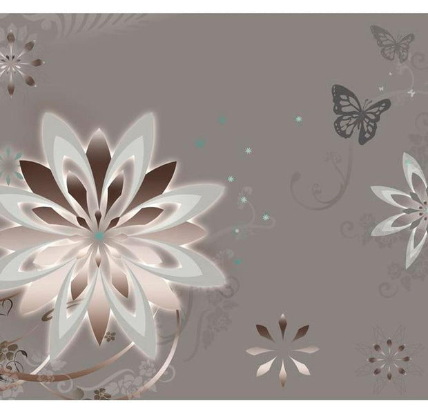 Floral Wallpaper Wall Mural - Nature's Constancy