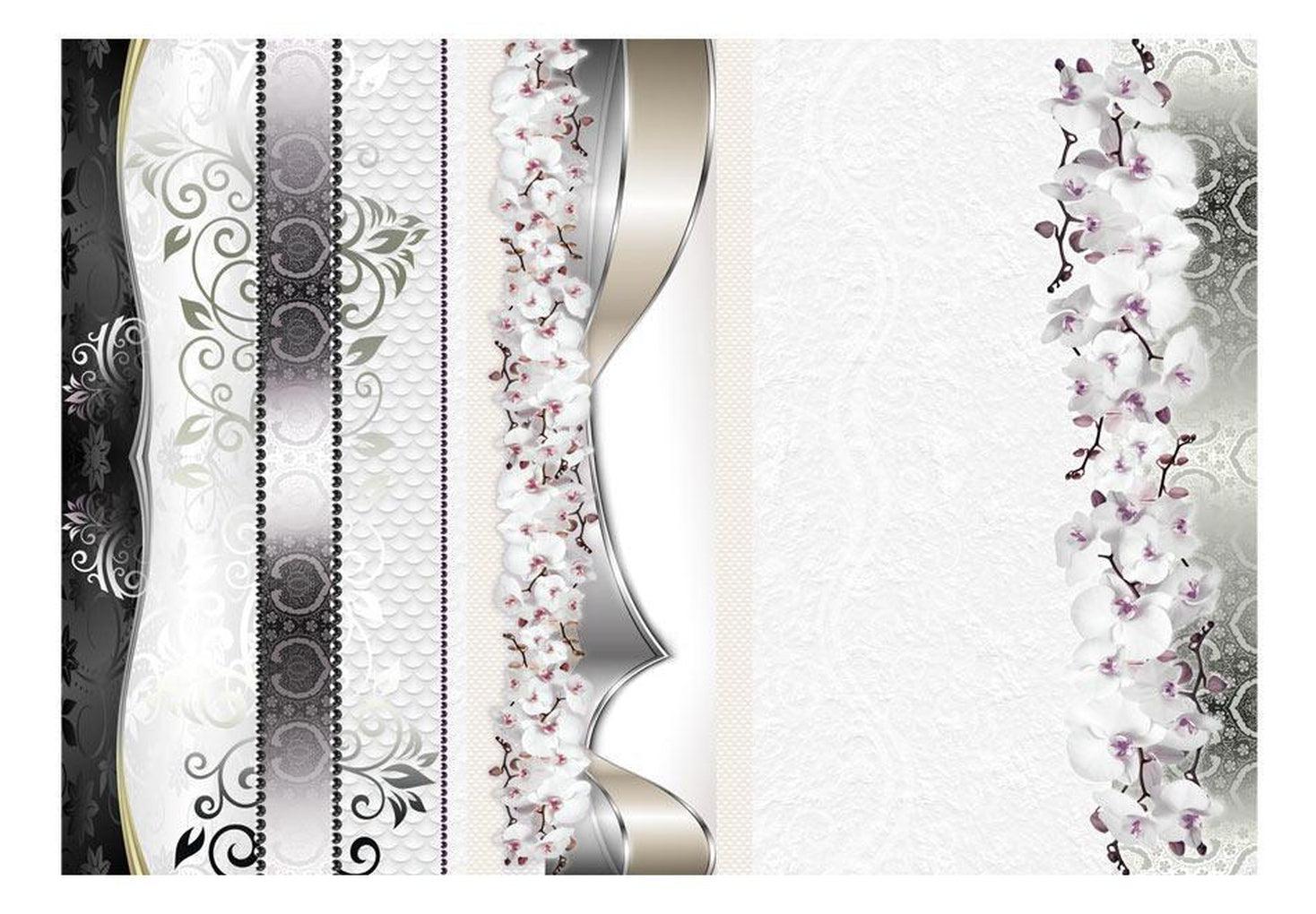 Floral Wallpaper Wall Mural - Parade Of Orchids