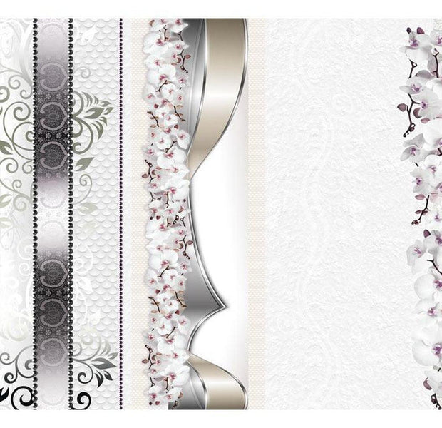 Floral Wallpaper Wall Mural - Parade Of Orchids