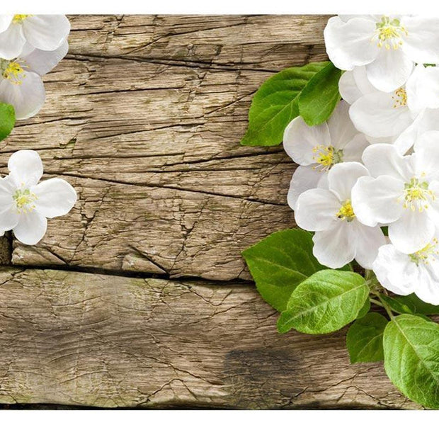 Floral Wallpaper Wall Mural - Raw Beauty