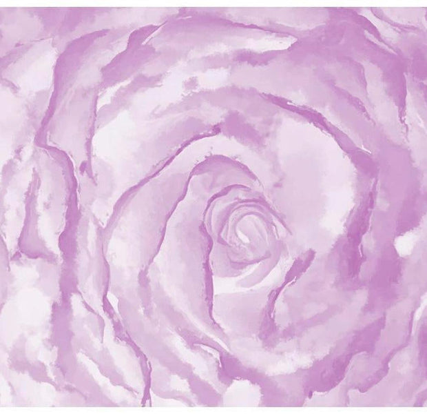 Floral Wallpaper Wall Mural - Rose Pink