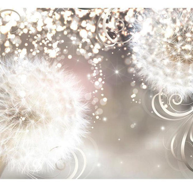 Floral Wallpaper Wall Mural - Dandelion Dream