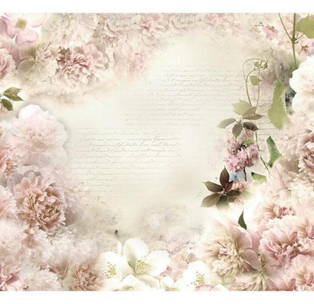 Floral Wallpaper Wall Mural - Subtle Scent