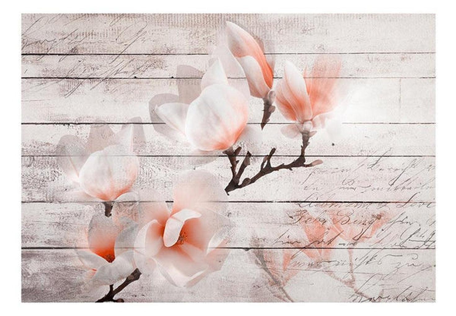 Floral Wallpaper Wall Mural - Subtlety Of The Magnolia