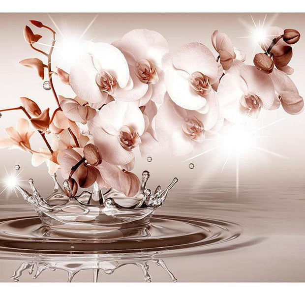 Floral Wallpaper Wall Mural - Touch Of Tenderness