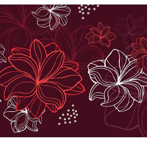 Floral Wallpaper Wall Mural - Vernal Flora