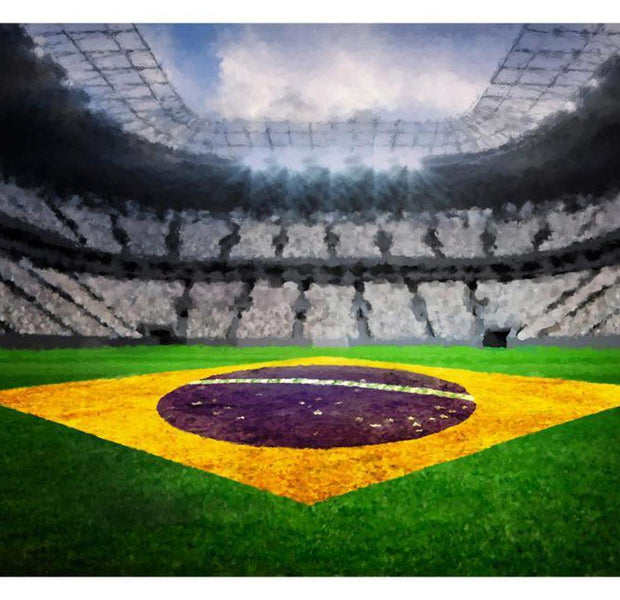 Football Wallpaper Wall Mural - Brazilian Stadium
