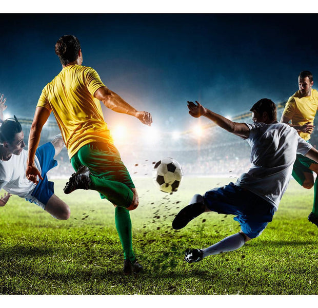 Football Wallpaper Wall Mural - Decisive Tackle