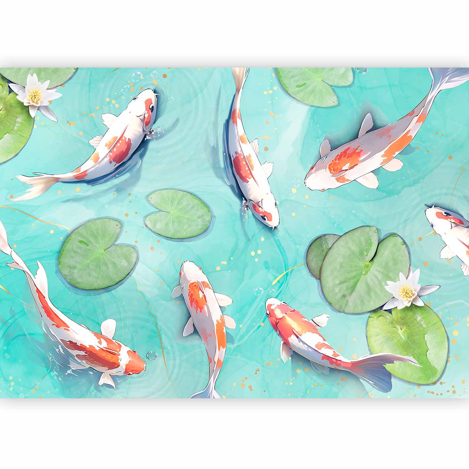 Premium Animal Wall Mural - Pond In Japan