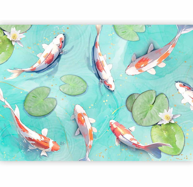 Premium Animal Wall Mural - Pond In Japan