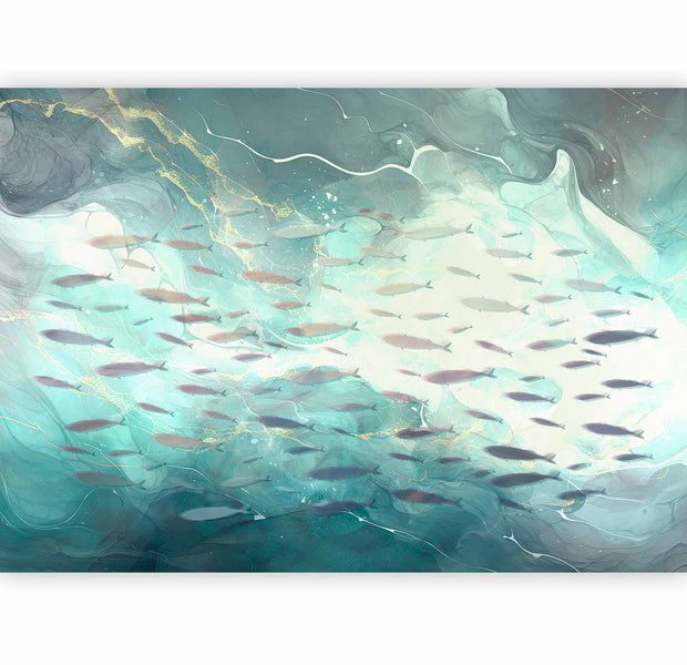 Premium Animal Wall Mural - School Of Small Fish