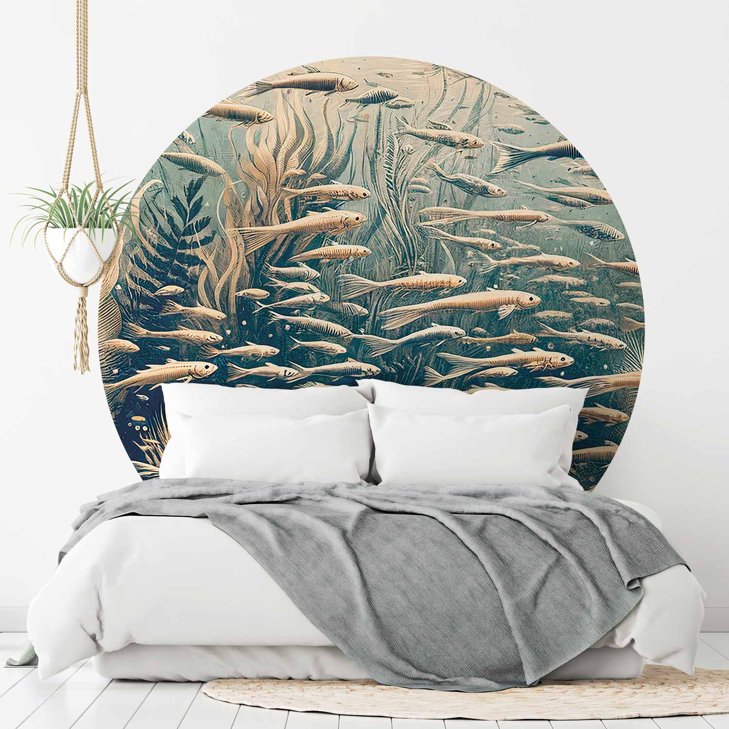 Round Wall Mural - Oceanic Nature