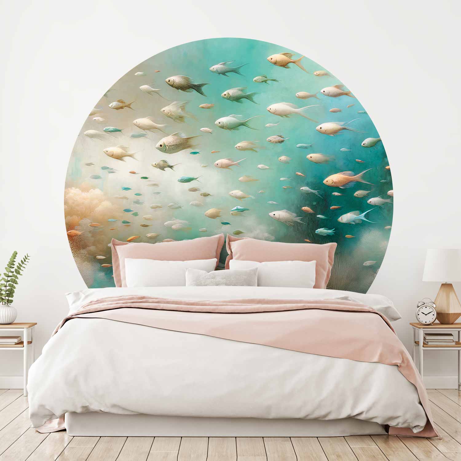 Round Wall Mural - Oceanic Beauty